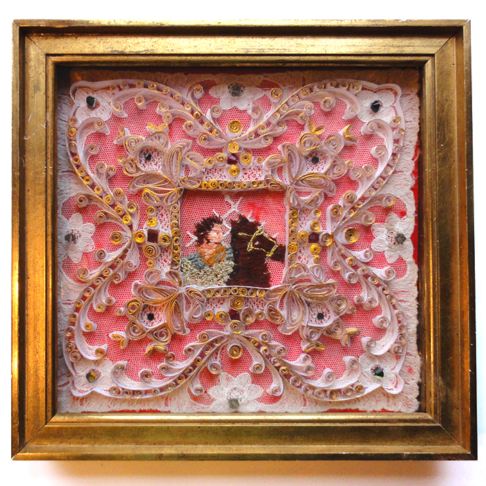 Ex-voto pazperolles papier roulé Alexandre le grand