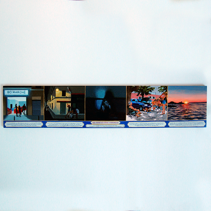 Ex-voto peinture predelle episodes aventure marseille baumettes endoume coucher de soleil