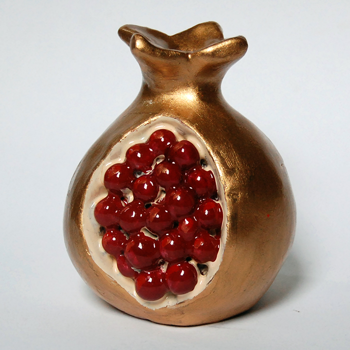 Ex-voto ceramique offrande grenade or concorde amour céramique
